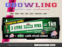 Tablet Screenshot of gbowling-osijek.com